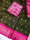 Tew Dola Silk Crush Work Saree Wholesale Clothing Distributors In India